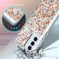 Shockproof Case with Tempered Glass for Samsung Galaxy A25 5G Multicolor by Merch Section