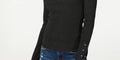 Hooked up by Iot Juniors Lace-up Rib-Knit Sweater, Size XS by Vanessa Jane