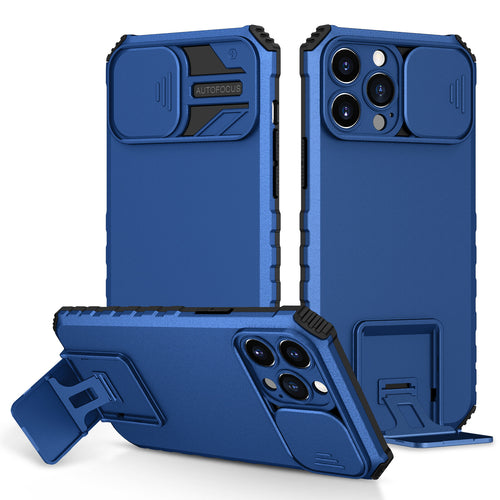 Military Grade Stand Case With Lens Cover for iPhone 17 Pro Max 16 15 14 13 12 11 by Merch Section