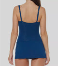 Bleu Rod Beattie Womens Dress for Success Shirred One Piece Swimsuit,10D/navy by Vanessa Jane