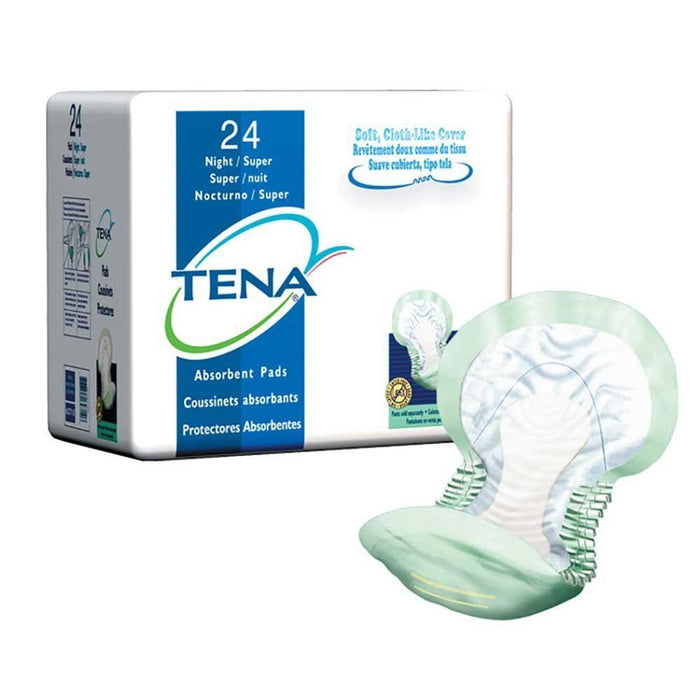 Tena 62718 Night Super Maximum Absorbency Pad 2X24 packs by Pasteur Pharmacy