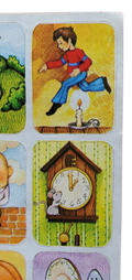 Whimsical Melodies: Vintage 80s Fasson Cards Stickers - Nursery Rhymes 1-Sheet by Vanessa Jane