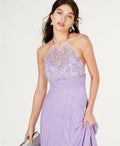 B. Darlin Womens Juniors Embellished Empire Waist Halter Dress, Size 3/4 by Vanessa Jane