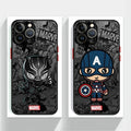 Marvel Shockproof Matte Protective Case for iPhone 17 16 15 14 13 12 11 Pro Max by Merch Section