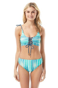 Vince Camuto Reversible High-Leg Bikini Bottoms by Vanessa Jane