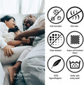 Truly Calm Antimicrobial 3 Piece Duvet Set, Full/Queen by Vanessa Jane