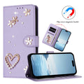 Diamond Leather Flip Wallet Case for iPhone 17 Pro Max Air 16 15 14 13 12 by Merch Section