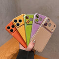 Leather Back Shockproof Rugged Phone Case for iPhone 17 Pro Max Air 16 15 14 13 by Merch Section