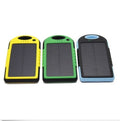 Portable Rugged Solar Power Bank 5000mAh Dual USB Waterproof by Unbranded/Generic