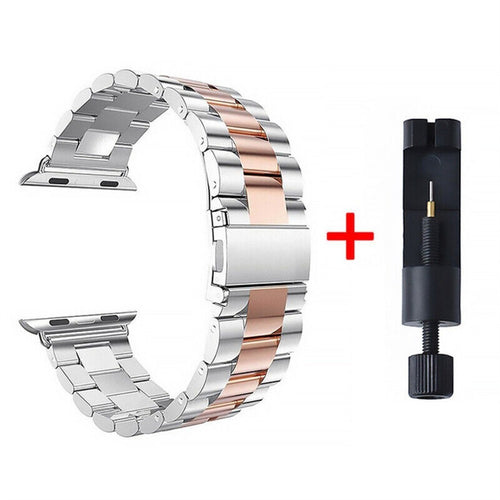 Metal Band Strap for Apple Watch Series 11 10 9 8 7 6 5 SE 3 42mm 44mm 45mm by Merch Section