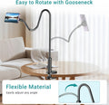 Magnetic Gooseneck Phone Holder Mount for Bed Desk for iPhone 17/16/15/14/13<wbr/>/12 by Merch Section