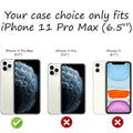 Transparent TPU Shockproof Case for iPhone 11 Pro Max 6.5-Inch Puerto Rican Flag by Merch Section