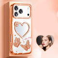 Diamond Mirror Butterfly Phone Case for iPhone 17 Pro Max Air 16 15 14 13 12 by Merch Section
