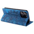 Embossed Leather Wallet Flip Kickstand Case for iPhone 15 14 13 12 11 XS XR 8 7 by Merch Section