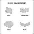 Madison Park Bellagio 7-PC. King Comforter Set Bedding by Vanessa Jane