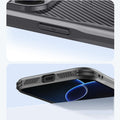 Fiber Texture Shockproof Mag-Safe Slim Case for iPhone 16 Pro Max 15 14 13 12 11 by Merch Section