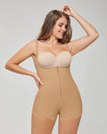 Leonisa Womens PowerSlim Open Bust Boyshort Body Shaper by Vanessa Jane