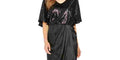 28Th Park Womens Sheath Satin Disco Dress, Size 14 by Vanessa Jane