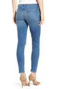 Current/Elliott Stiletto Distressed Ankle Skinny Jeans Stretch Indigo, SZ 27 by Vanessa Jane