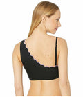 Kate Spade New York Contrast Scalloped One-Shoulder Bikini Top, Size Large by Vanessa Jane