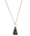 Inc Gold-Tone Beaded Tassel Pendant Necklace, 32 + 3 Extender by Vanessa Jane