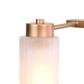 Lnc Modern Matte Brass Chandelier Linear Classic Deep Gold 6-Light by Vanessa Jane