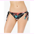 Bar III Side-Tie Gardenia Women's Bikini Bottoms by Vanessa Jane