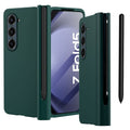 Shockproof Case with Hinge Cover Screen Protector for Samsung Galaxy Z Fold 5 Green by Merch Section