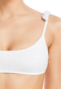 Aqua Square Neck Bralette Bikini Top by Vanessa Jane