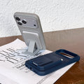 Card Slots Contractile Stand Phone Case for iPhone 17 Pro Max Air 16 15 14 13 by Merch Section