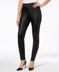 I.n.c. Shaping Pebble-Texture Faux-Leather Smoothing Leggings by Vanessa Jane