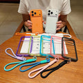 Wrist Strap Clear Hard Transparent Case for iPhone 17 Pro Max Air 16 15 14 13 12 by Merch Section