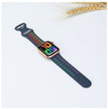 Soft Silicone Sport Band for Apple Watch Series 11 10 9 8 7 6 5 SE Multicolor by Merch Section