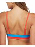Roxy Colorblocked Hello July Bralette Bikini Top by Vanessa Jane