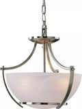 Volume Lighting V4833 Durango 3 Light 14 Wide Pendant Brushed Nickel by Vanessa Jane
