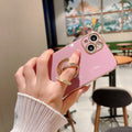 Ring Stand Cover Soft Silicone Case for iPhone 17 Pro Max Air 16 15 14 13 12 11 by Merch Section