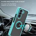 Ring Stand Holder Hybrid Matte Hard Case for Samsung Galaxy Z Fold 6/5/4/3 by Merch Section