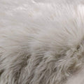 Carvapet Fluffy Shaggy Soft Faux Sheepskin Fur Area Rug, Grey, 2ft X 3ft by Vanessa Jane