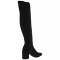 Bar III Womens Gabrie Faux Suede Round Toe Over-the-Knee Boots, 5M/Black by Vanessa Jane