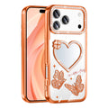 Diamond Mirror Butterfly Phone Case for iPhone 17 Pro Max Air 16 15 14 13 12 by Merch Section