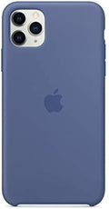 Silicone Case for Apple iPhone 11 Pro Max Linen Blue by Merch Section