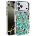 Roses Arrangement 3D Bling Case for iPhone 17 Pro Max with Tempered Glass by Merch Section