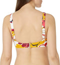 Anne Cole Signature Womens Wallflower Beaded Bikini Top, Size Large by Vanessa Jane