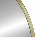 Stratton Home Decor Ava Round Mirror in Gold by Vanessa Jane