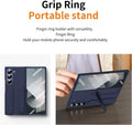 Shockproof Case with Wristband Stand Screen Lens Protector for Samsung Galaxy Z Fold 7 Multicolor by Merch Section