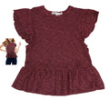 Gypsies and Moondust Juniors Peplum-Hem Top, Large by Vanessa Jane