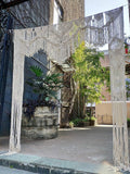 Riseon Large 71 W x 86 L Handmade Macrame Wedding Backdrop, Macrame Wedding Arch by Vanessa Jane