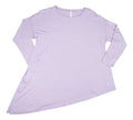Ideology Asymmetrical Hem Long Sleeve Athletic Top by Vanessa Jane