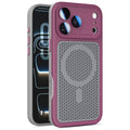 Heat Dissipation Magnetic Case with Lens Cover for iPhone 17 16 15 14 13 12 Pro Max Black by Merch Section