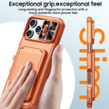 Card Holder Stand Heavy Duty Case with Lens Cover for iPhone 17 Pro Max 16 Pro 15 Pro by Merch Section